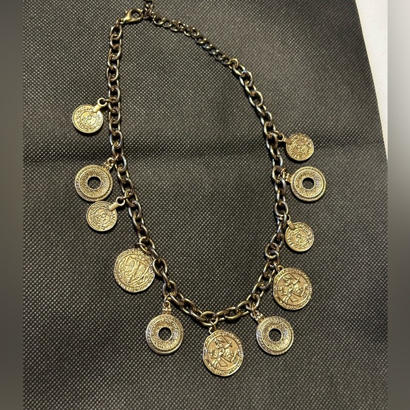 COPY - ZARA Women Gold Tone Charm Necklace - Picture 7 of 15